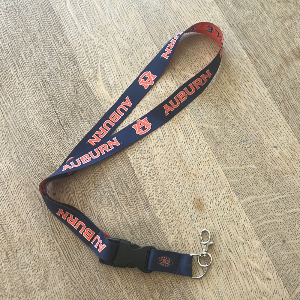 Auburn lanyard